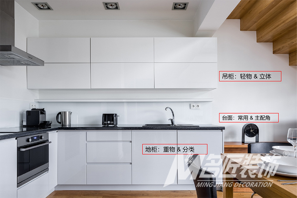 张家港厨房室内装修设计规划，让空间扩容提升厨房的收纳能力